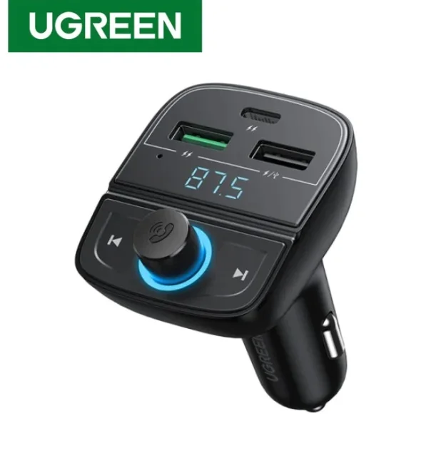 Ugreen Car Charger With FM Modulator 80910 CD229 PD