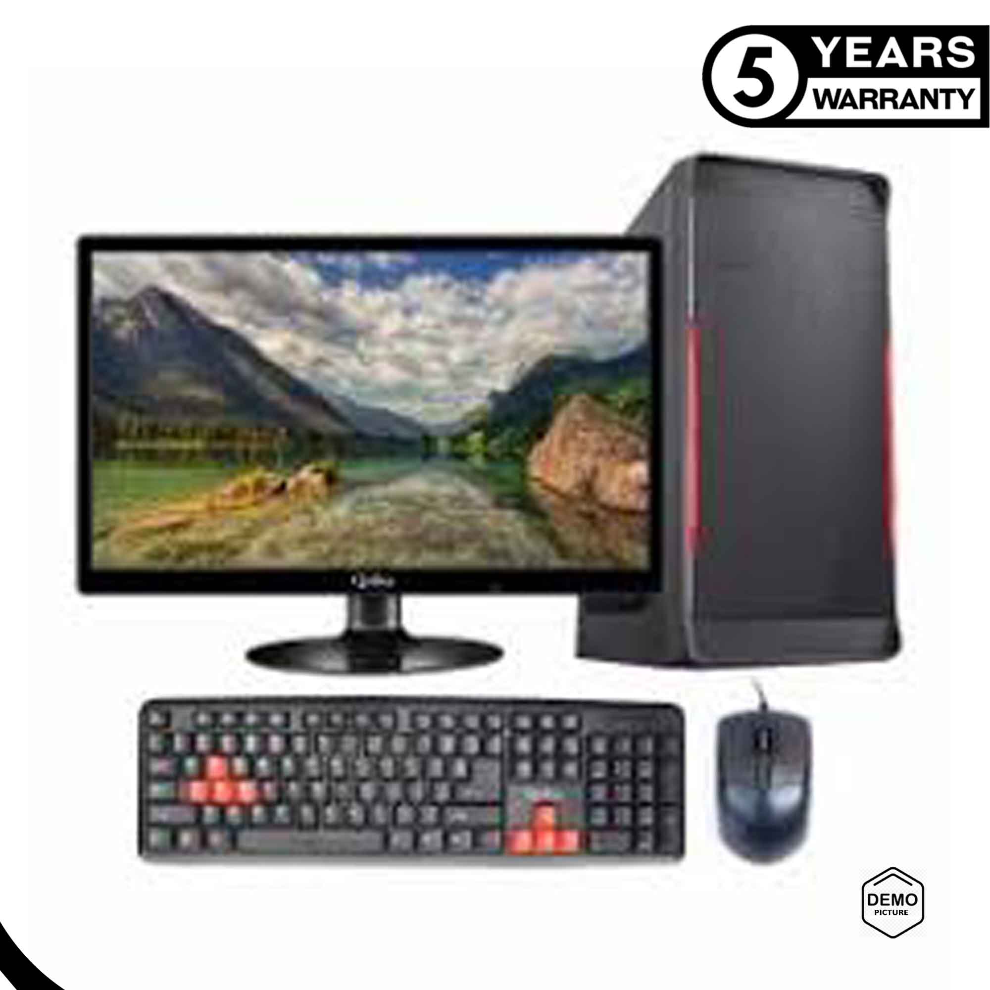 2026 Full New Desktop Computer Intel Core i5 RAM 8GB SSD 120GB HDD 500GB Graphics 2GB Built in Gaming PC Win 11 64 Bit And 17/ 19/ 22 inch Monitor